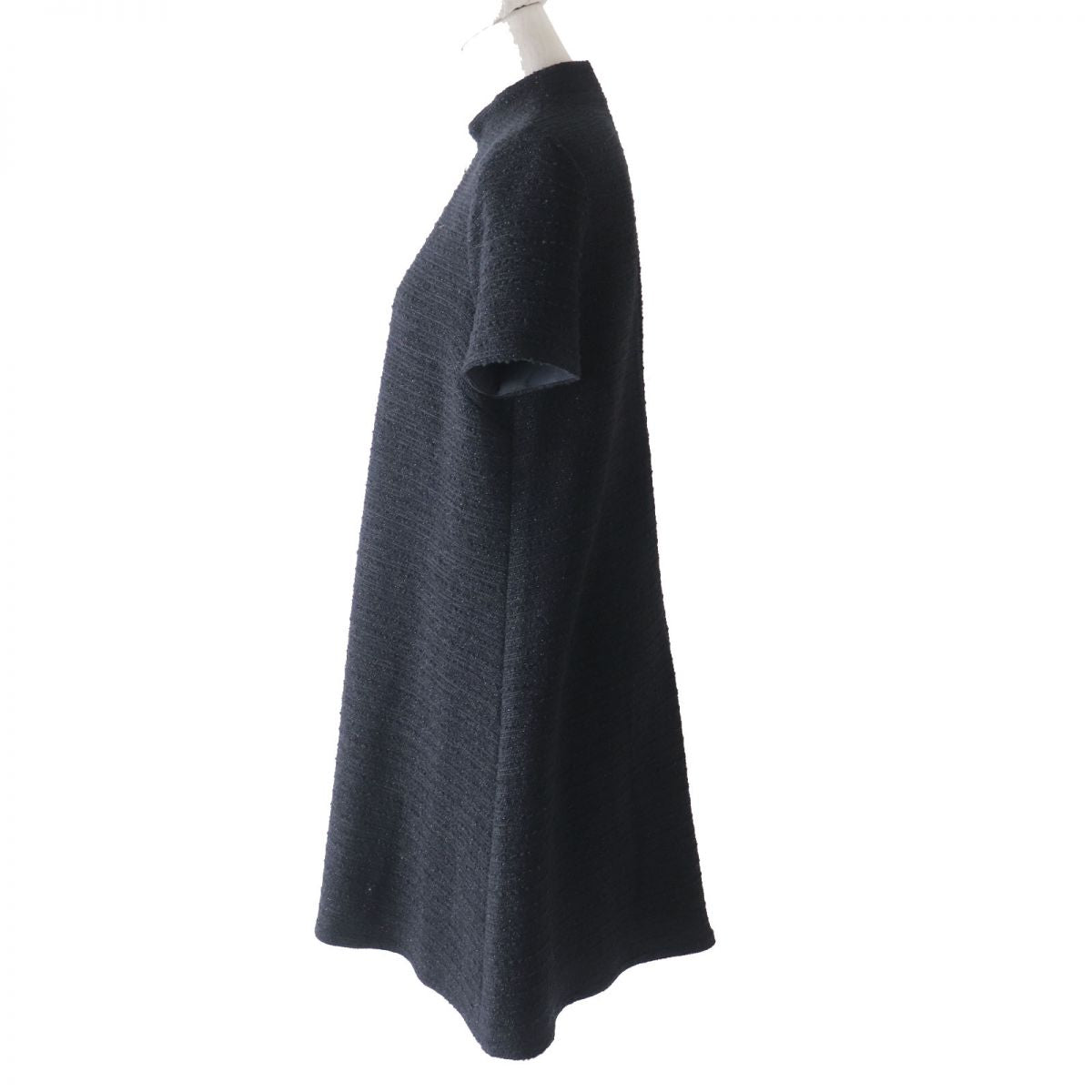 Luxury Gucci Trending 2025 GG Button Tweed Dress Black 40