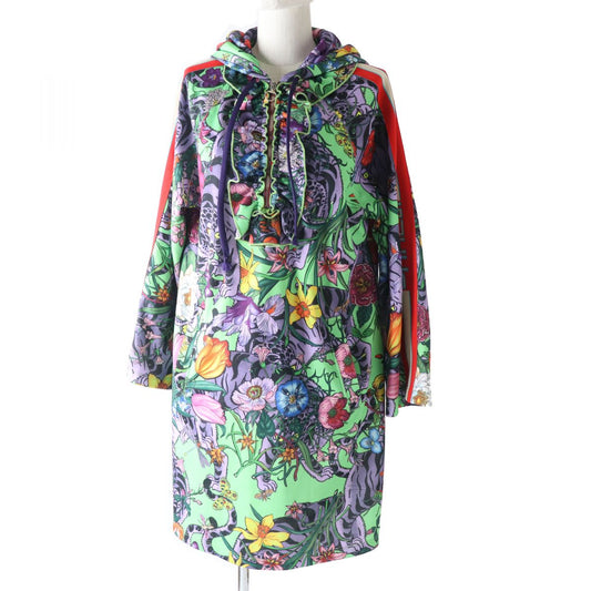 Luxury Gucci Trending 2025 Women's Flower Print Hoodie Dress M