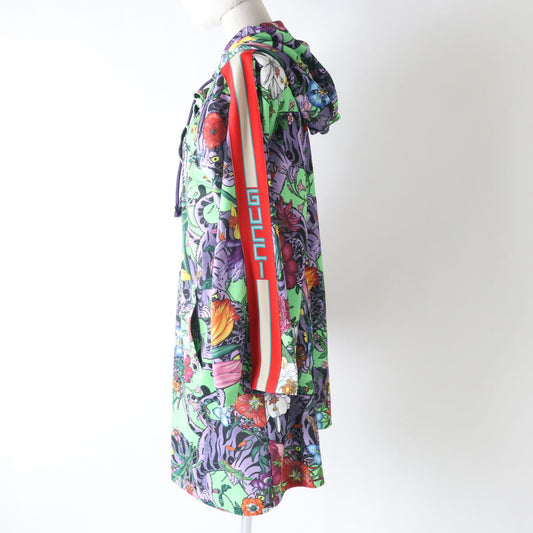 Luxury Gucci Trending 2025 Women's Flower Print Hoodie Dress M