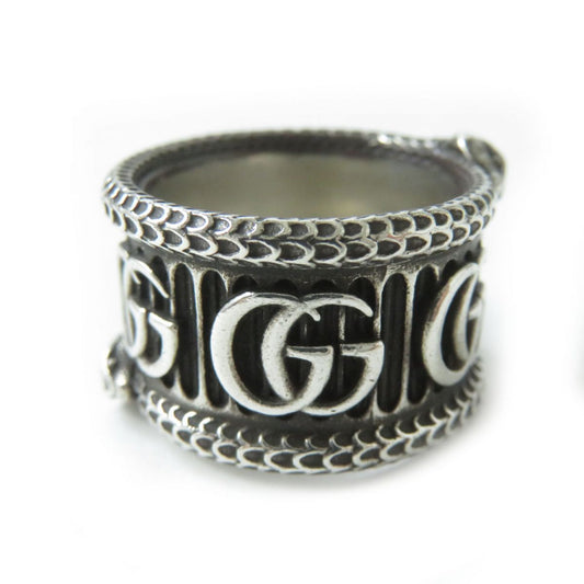 Luxury Gucci Trending 2025 AG925 Snake & Double G Ring