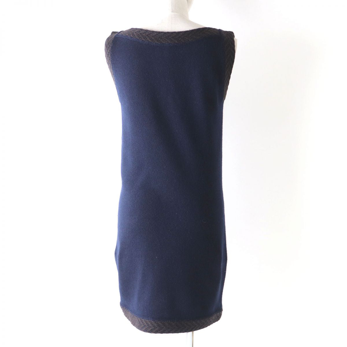 Chanel Cashmere Sleeveless Knit Dress