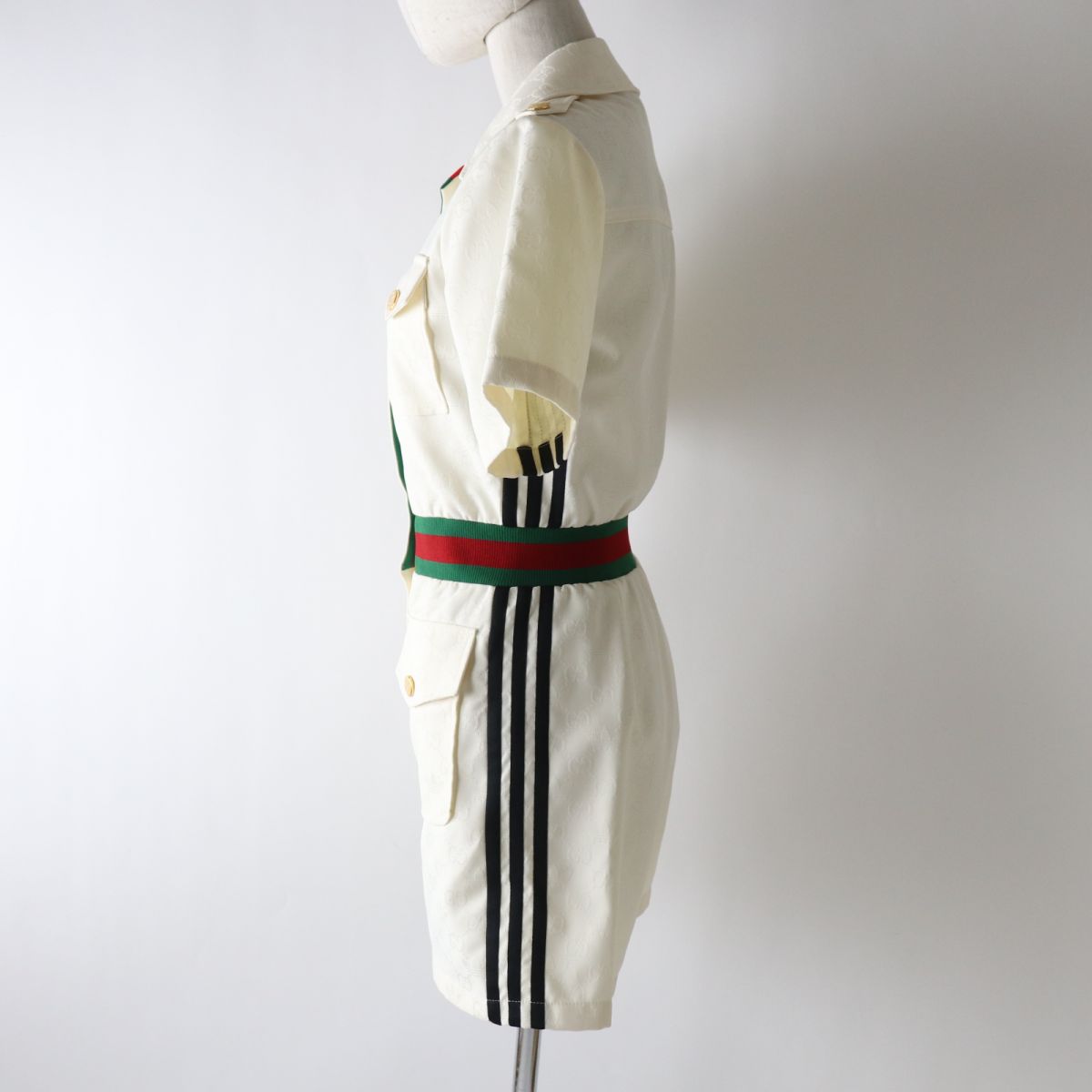 Luxury Gucci Trending 2025 Adidas Women's Short Jumpsuit White 36