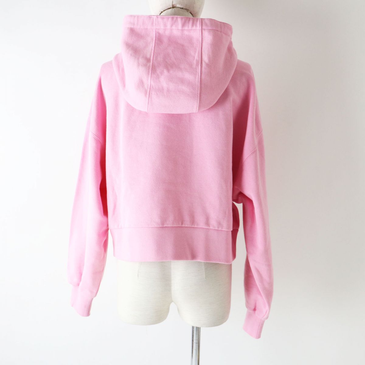 Luxury Gucci Trending 2025 Women's Embroidered Cropped Hoodie Pink M