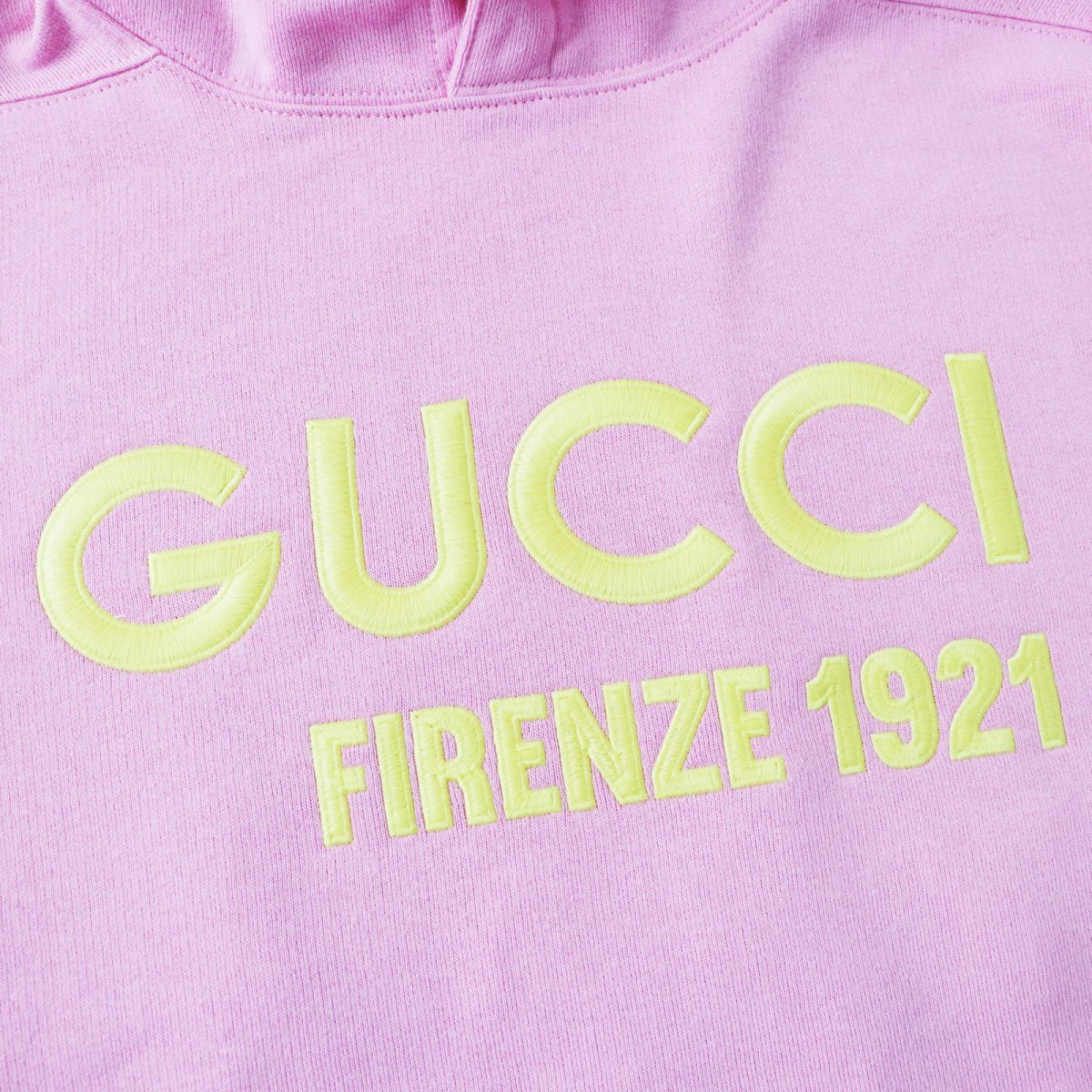 Luxury Gucci Trending 2025 Women's Embroidered Cropped Hoodie Pink M