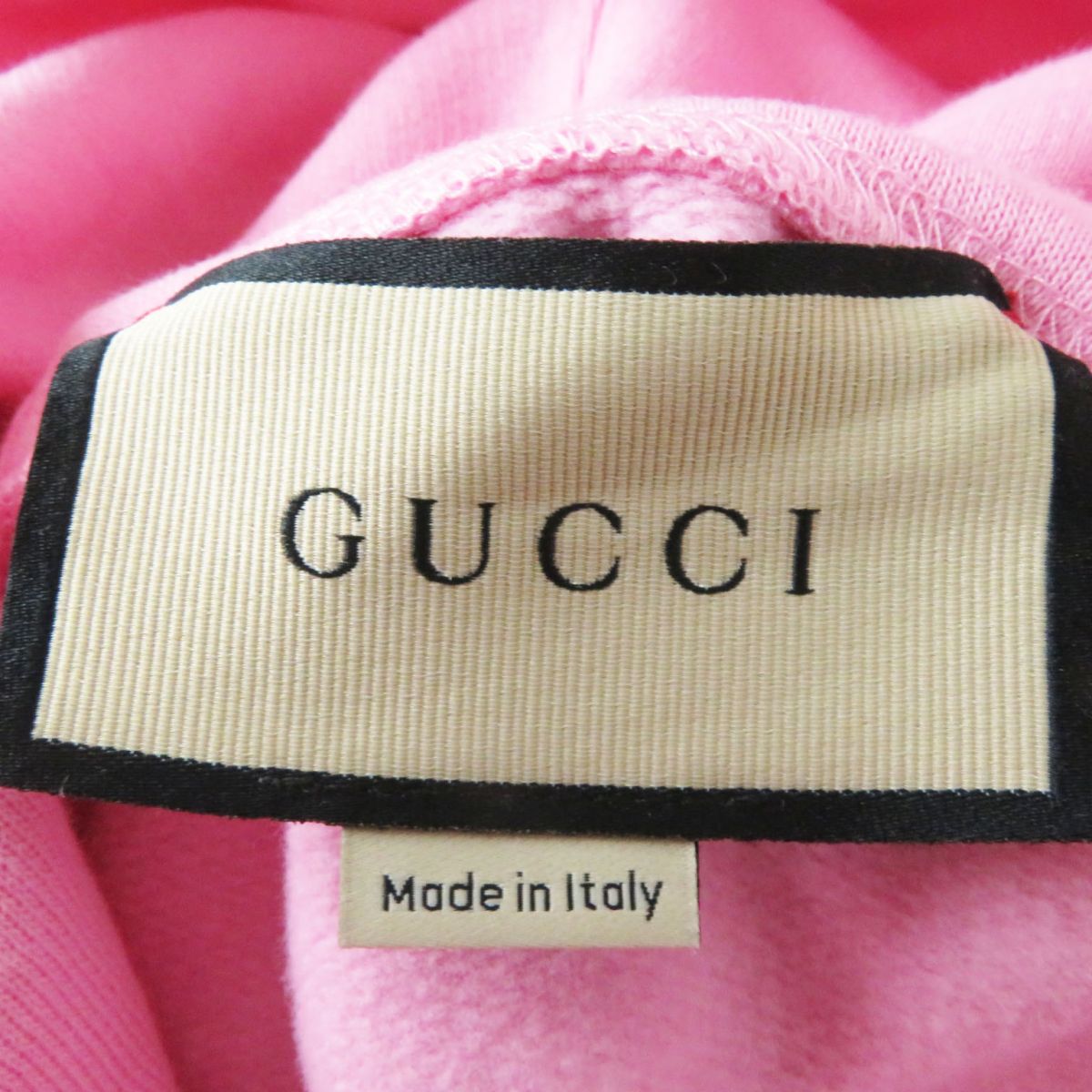 Luxury Gucci Trending 2025 Women's Embroidered Cropped Hoodie Pink M