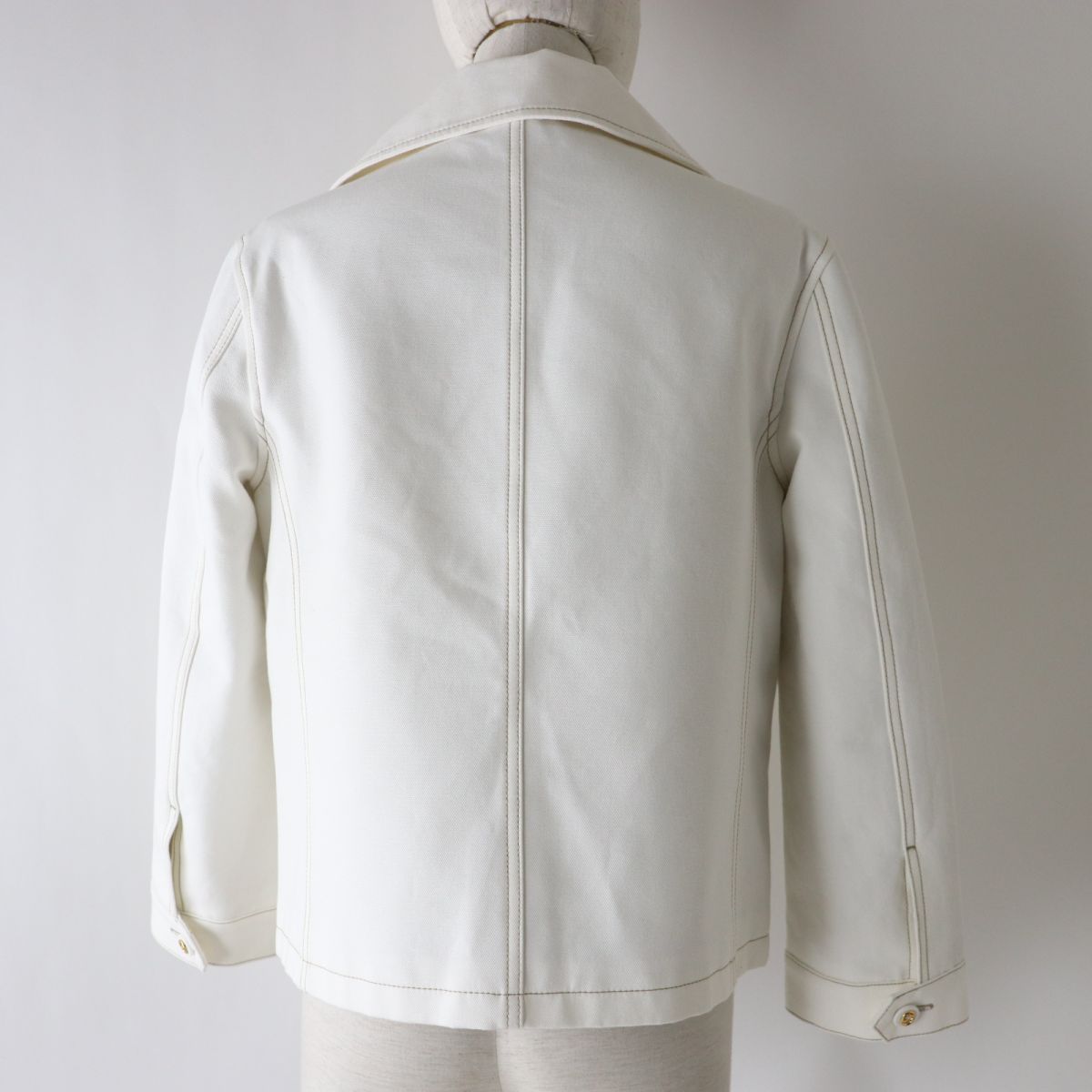 Luxury Gucci Trending 2025 Women's Cotton Canvas Jacket White