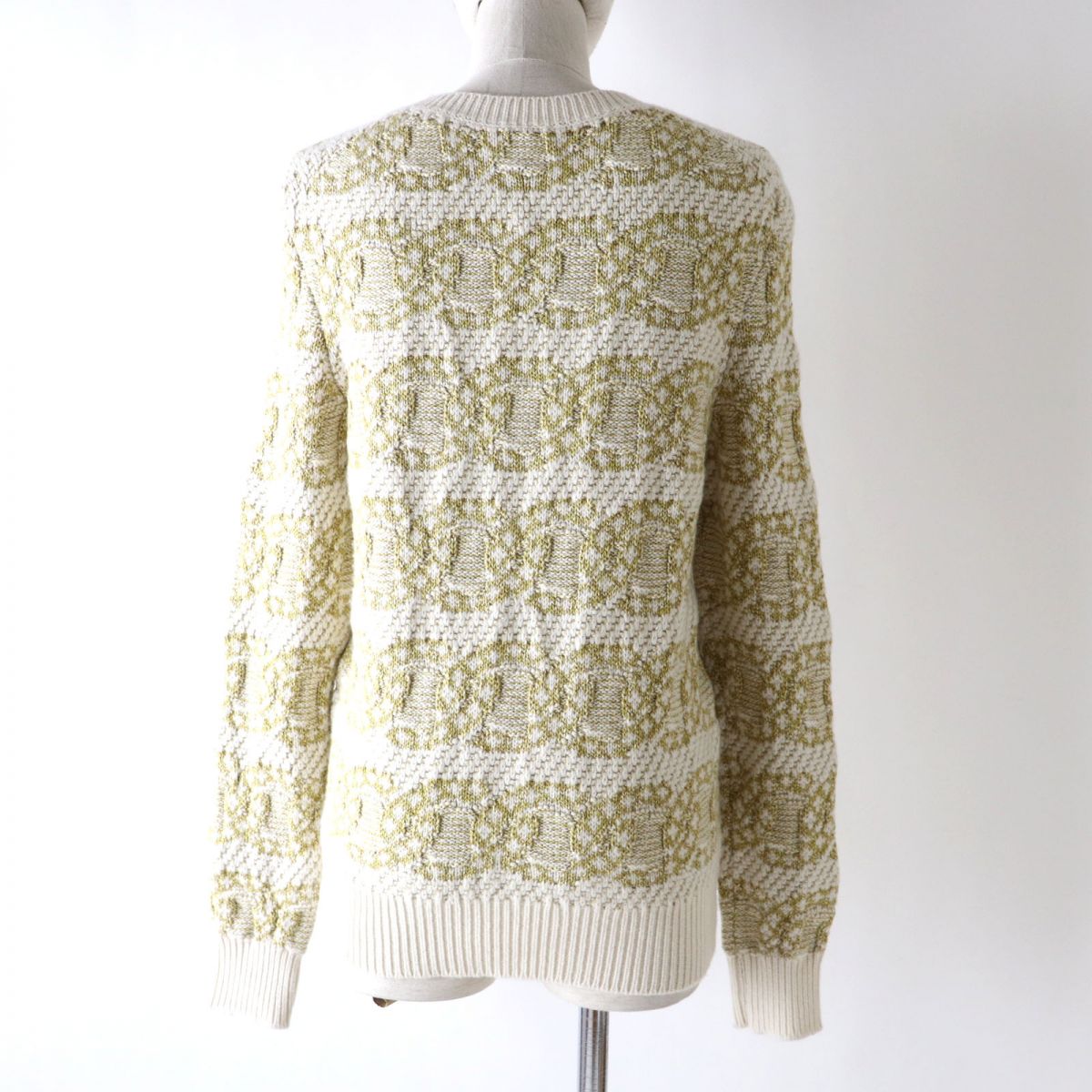 Chanel Cashmere Cotton Long Sleeve Knit Pullover