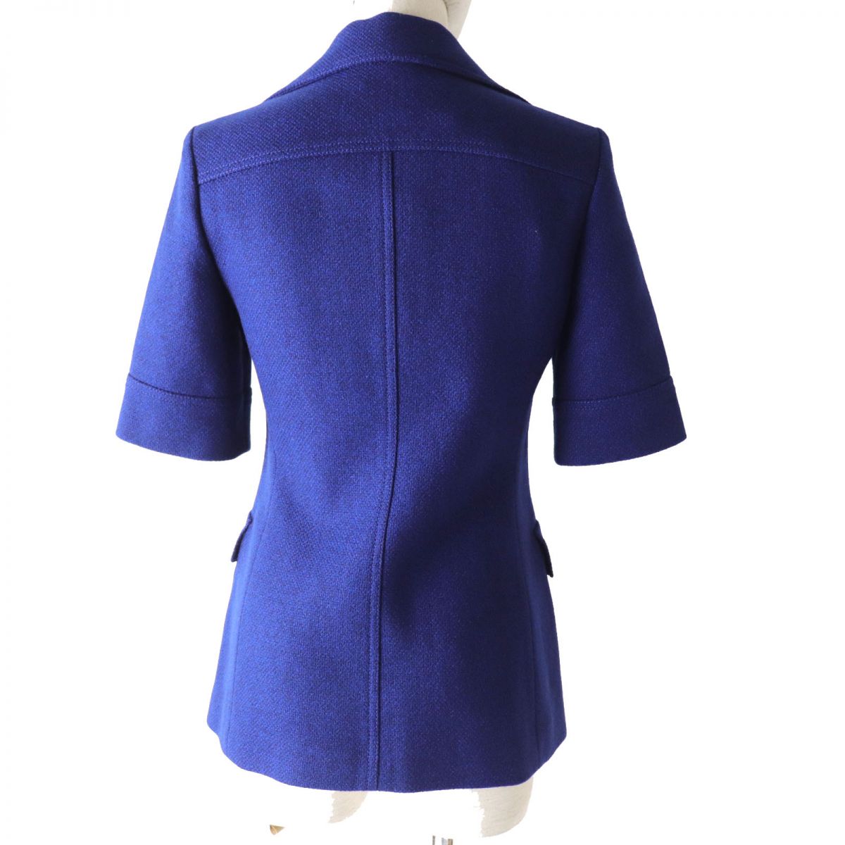 Luxury Gucci Trending 2025 Women's GG Tweed Jacket Blue 36