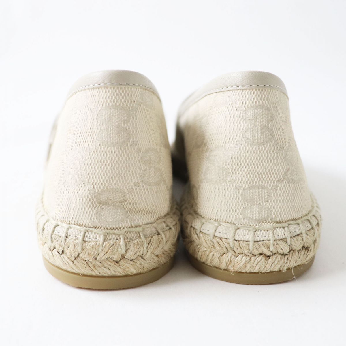 Luxury Gucci Trending 2025 GG Canvas Leather Espadrilles Slip-On Shoes