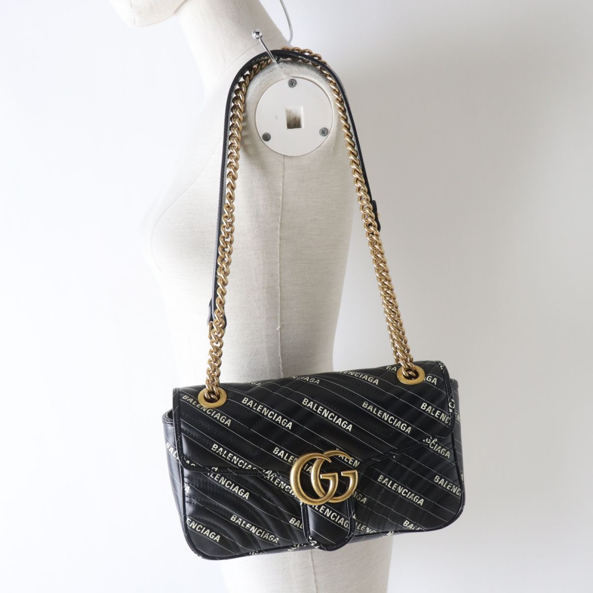 Luxury Gucci Trending 2025 GG Marmont Leather Chain Shoulder Bag