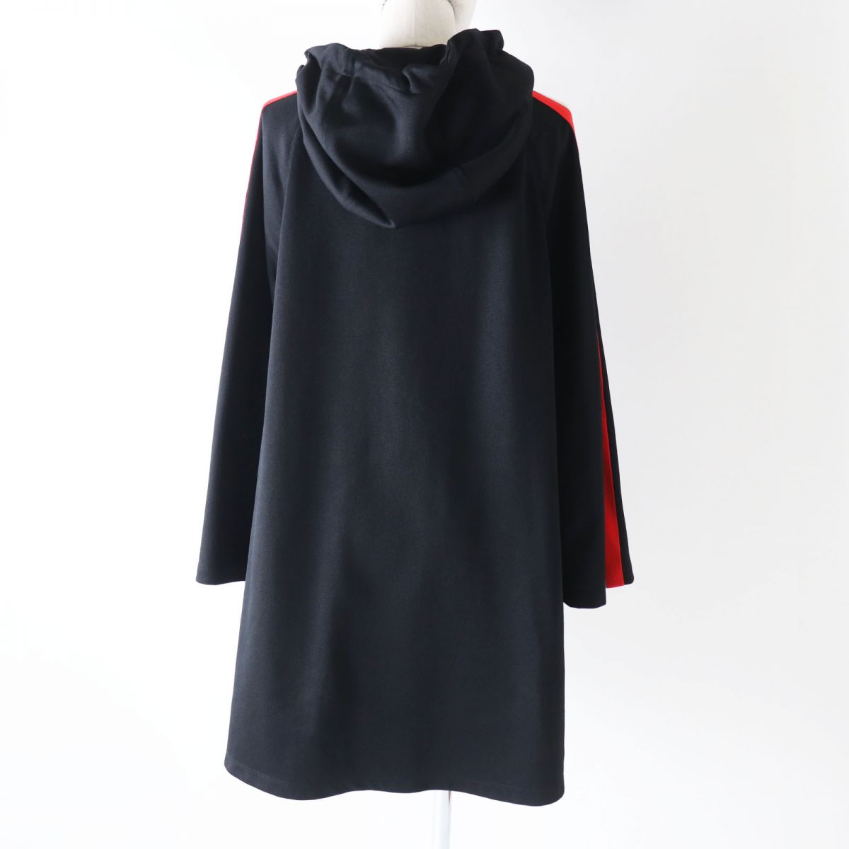 Luxury Gucci Trending 2025 Logo Tape Fringe Jersey Dress Black M