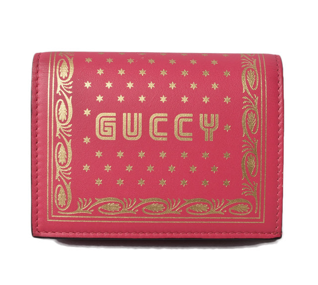 Luxury Gucci Trending 2025 Leather Mini Wallet/Coin Case GUCCY SEGA Collaboration