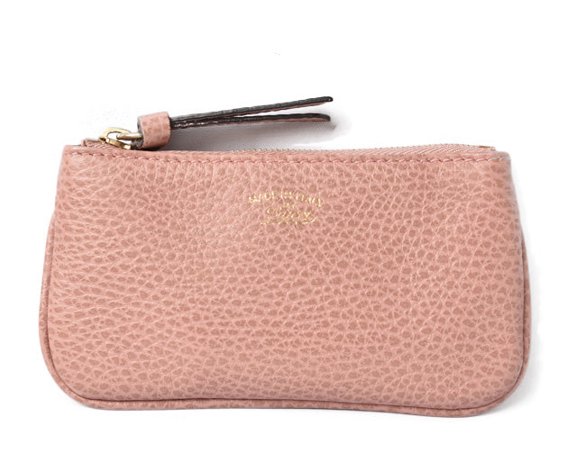 Luxury Gucci Trending 2025 Leather Key Case/Coin Case with Key Ring, Light Pink