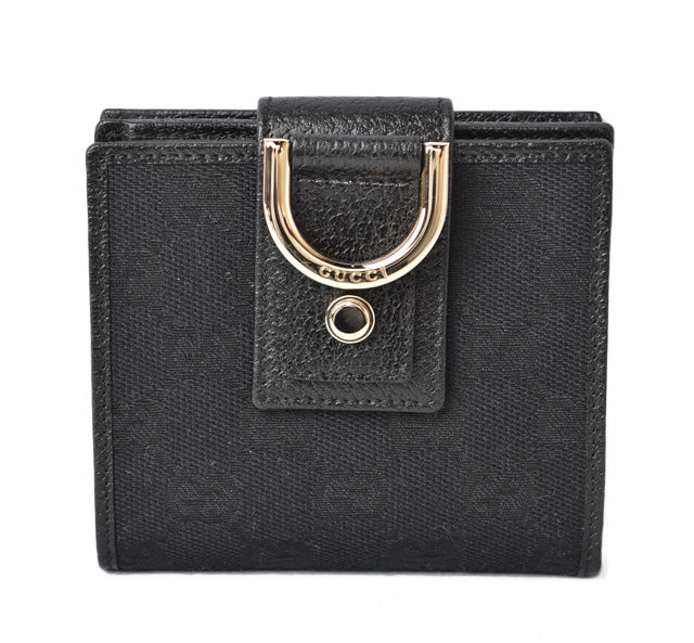 Luxury Gucci Trending 2025 GG Canvas Bifold Mini Wallet 154205