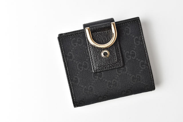 Luxury Gucci Trending 2025 GG Canvas Bifold Mini Wallet 154205