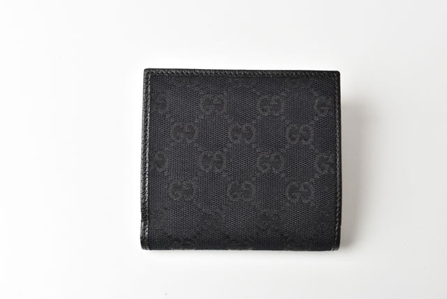 Luxury Gucci Trending 2025 GG Canvas Bifold Mini Wallet 154205