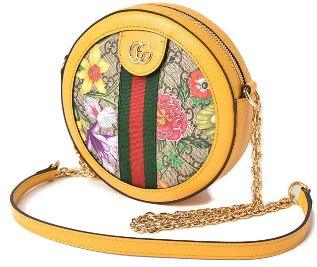 Luxury Gucci Trending 2025 GG Supreme Canvas/Leather Chain Shoulder Bag 550618