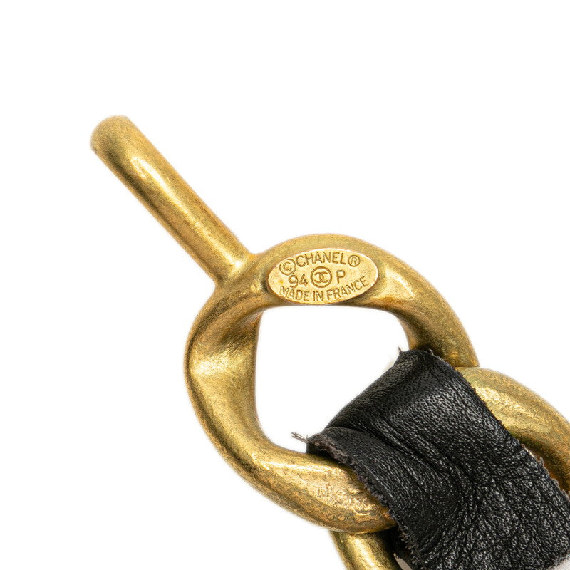 Chanel Vintage Leather Chain Belt