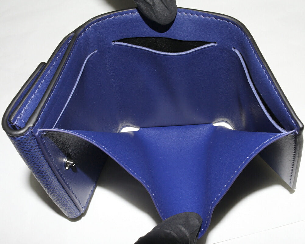 Louis Vuitton Tri-Fold Wallet Taiga Cobalt
