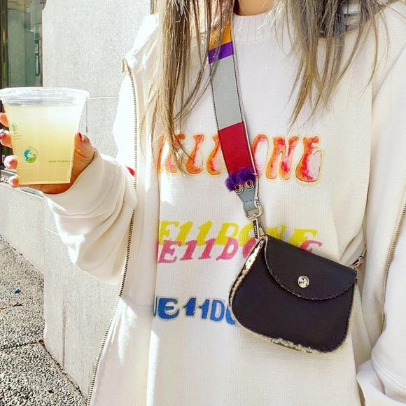 Luxury Hermes leather mini bag
