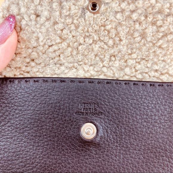 Luxury Hermes leather mini bag