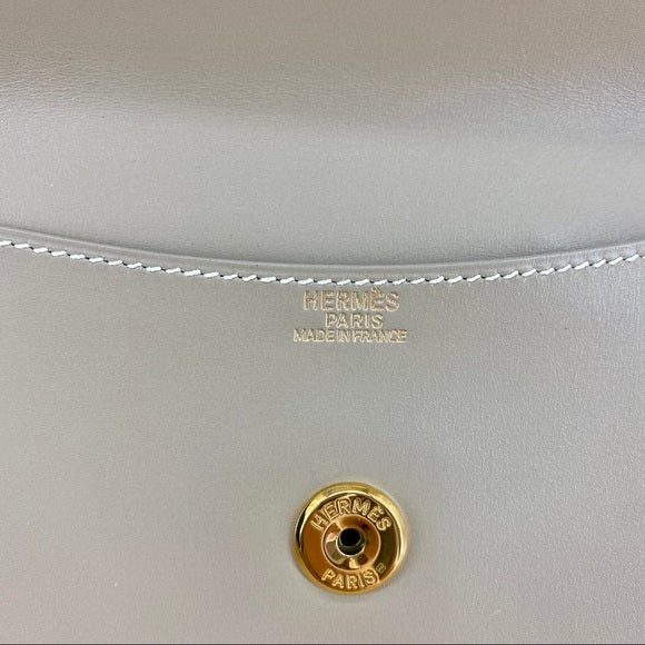 Luxury Hermes leather clutch