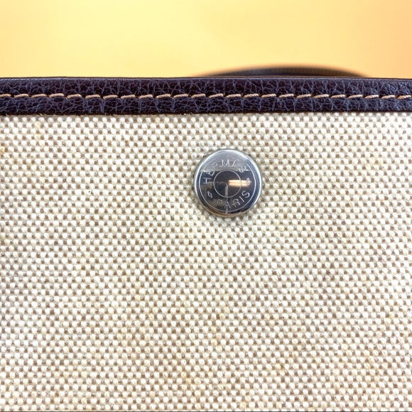 Luxury Hermes Garden party36 cloth tote TWS