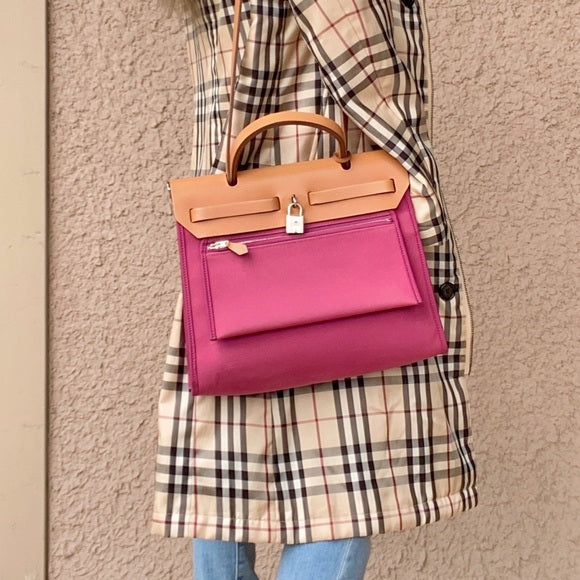 Luxury Hermes Herbag31 cloth bag