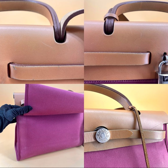 Luxury Hermes Herbag31 cloth bag