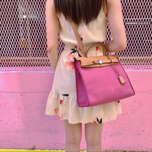 Luxury Hermes Herbag31 cloth bag