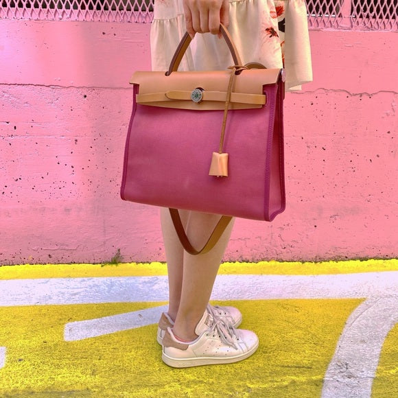Luxury Hermes Herbag31 cloth bag