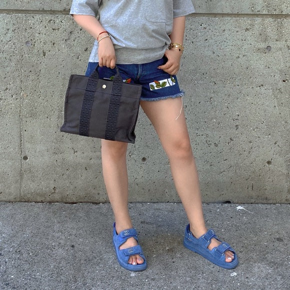 Luxury Hermes Vintage toto cloth bag