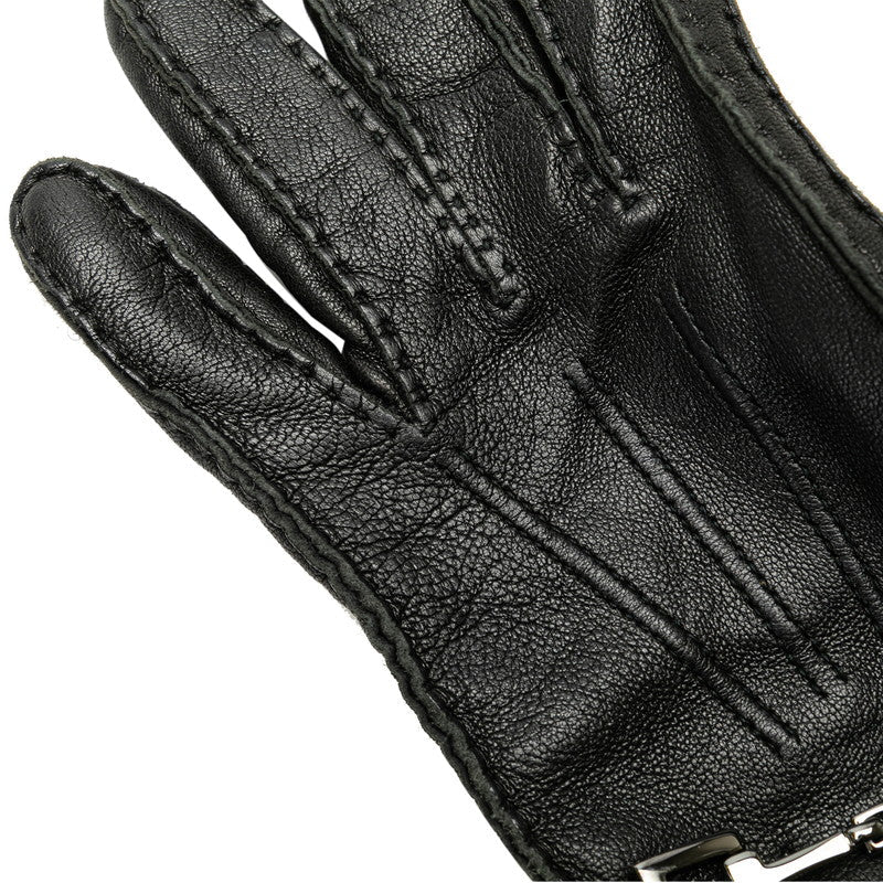 Luxury Gucci Trending 2025 Leather Horsebit Gloves 603635
