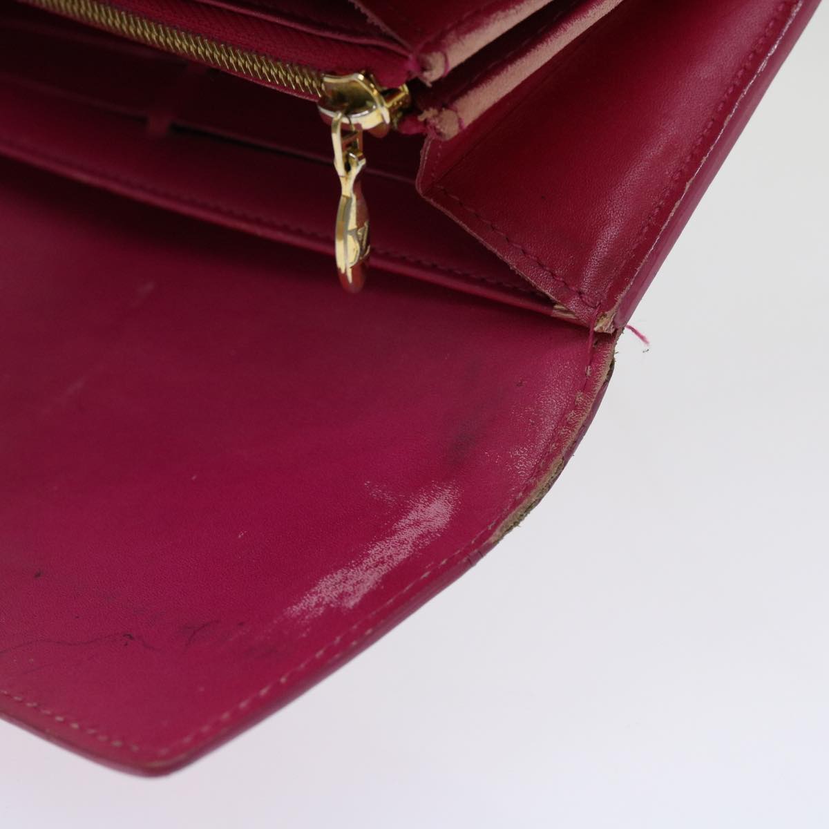 LOUIS VUITTON Vernis Ikat Flower Portefeiulle Sarah Wallet M90022 LV mr028