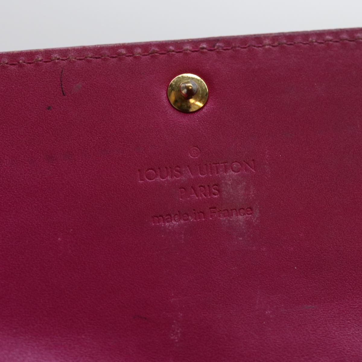 LOUIS VUITTON Vernis Ikat Flower Portefeiulle Sarah Wallet M90022 LV mr028