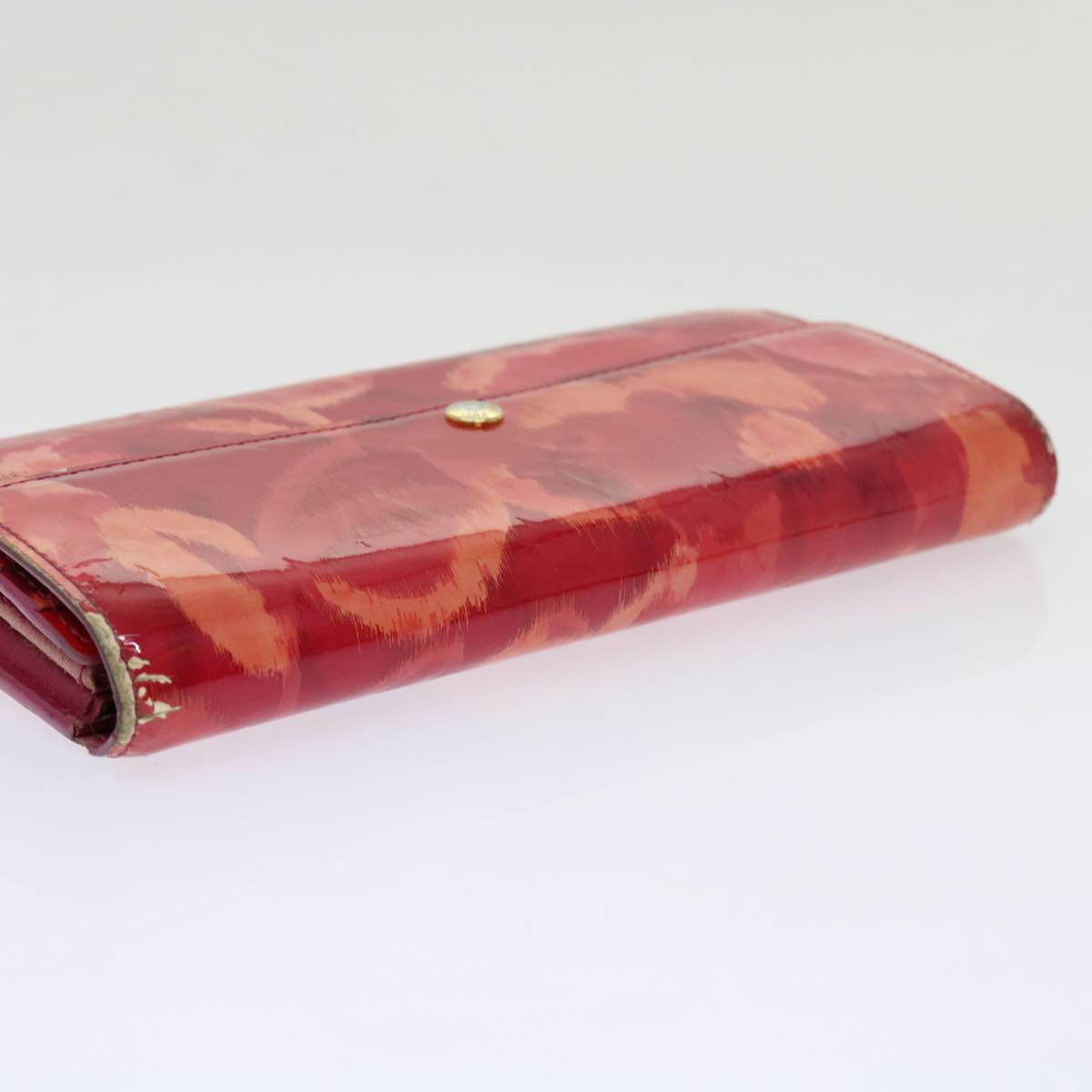 LOUIS VUITTON Vernis Ikat Flower Portefeiulle Sarah Wallet M90022 LV mr028
