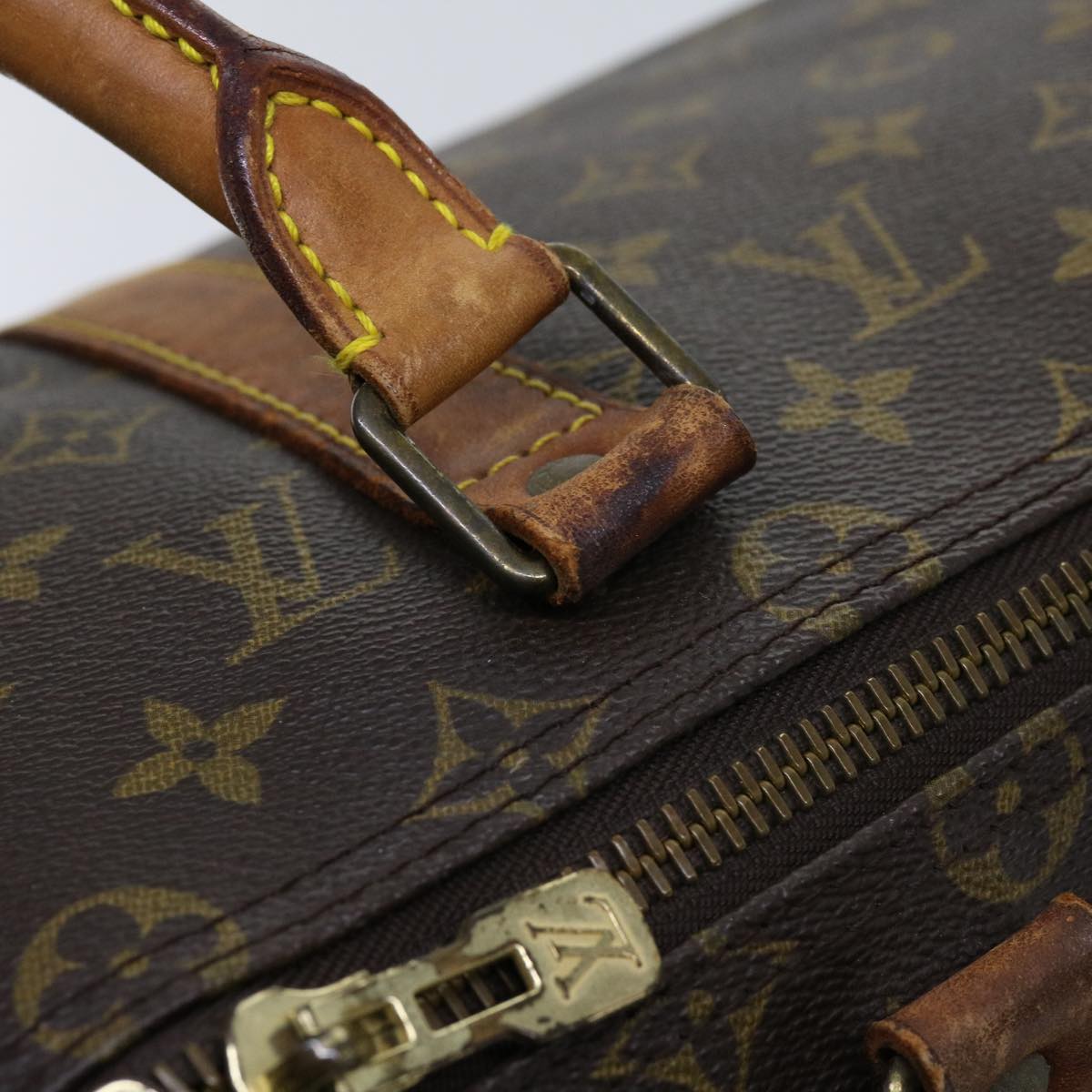 LOUIS VUITTON Monogram Keepall Bandouliere 50 Boston Bag M41416 LV mr041
