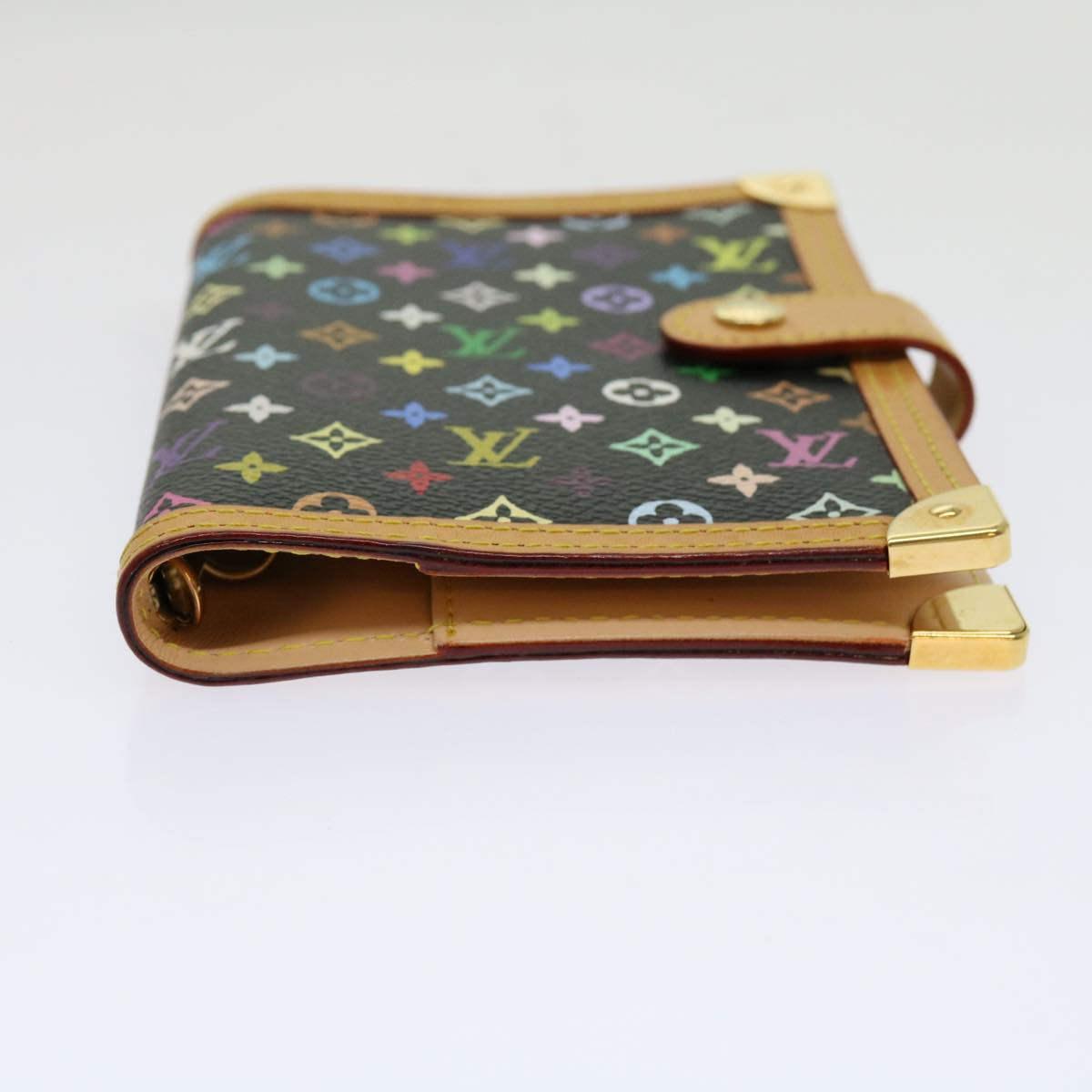 LOUIS VUITTON Multicolor Agenda PM Day Planner Cover Black R21076 LV mr047