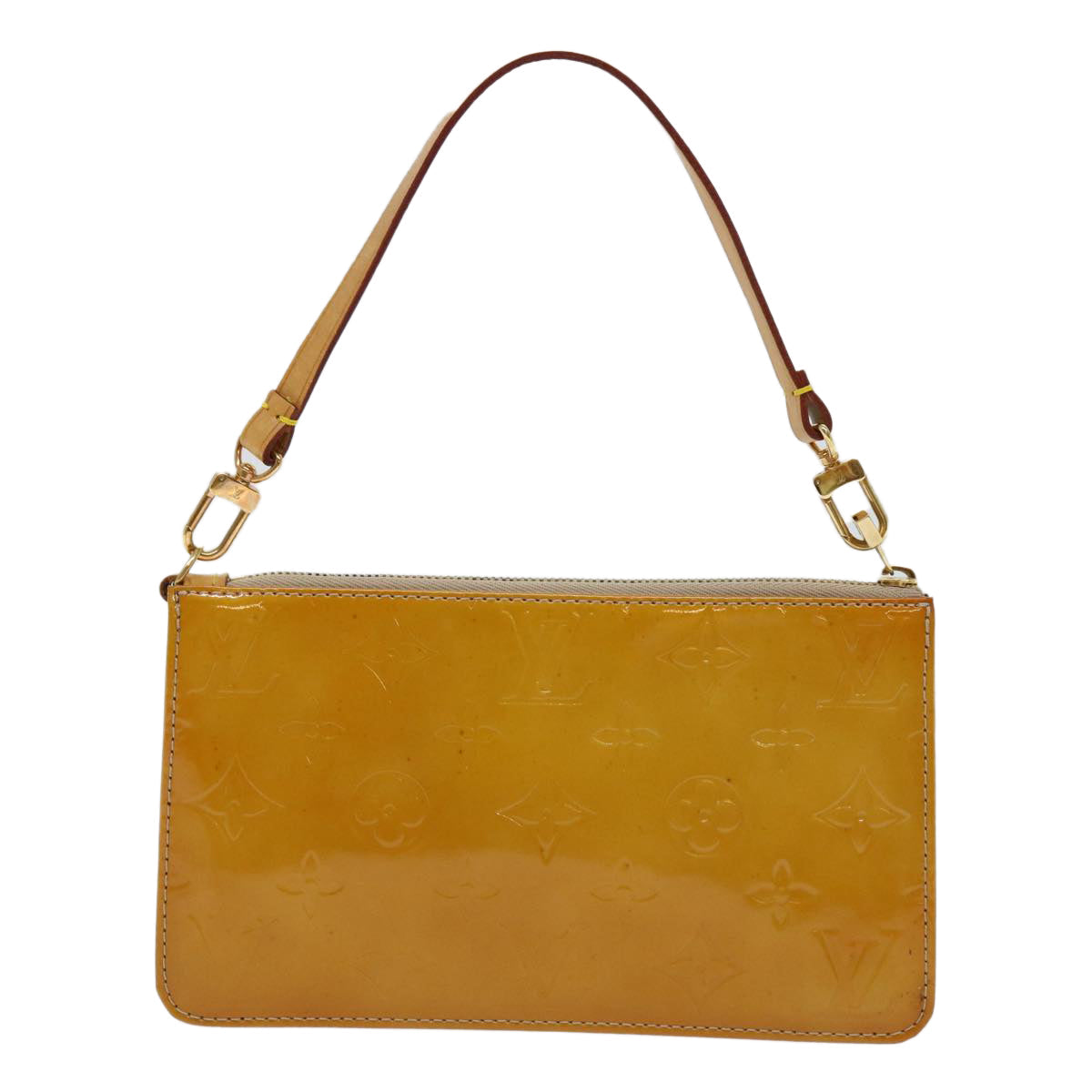 LOUIS VUITTON Monogram Vernis Lexington Accessory Pouch Beige M91010 mr072