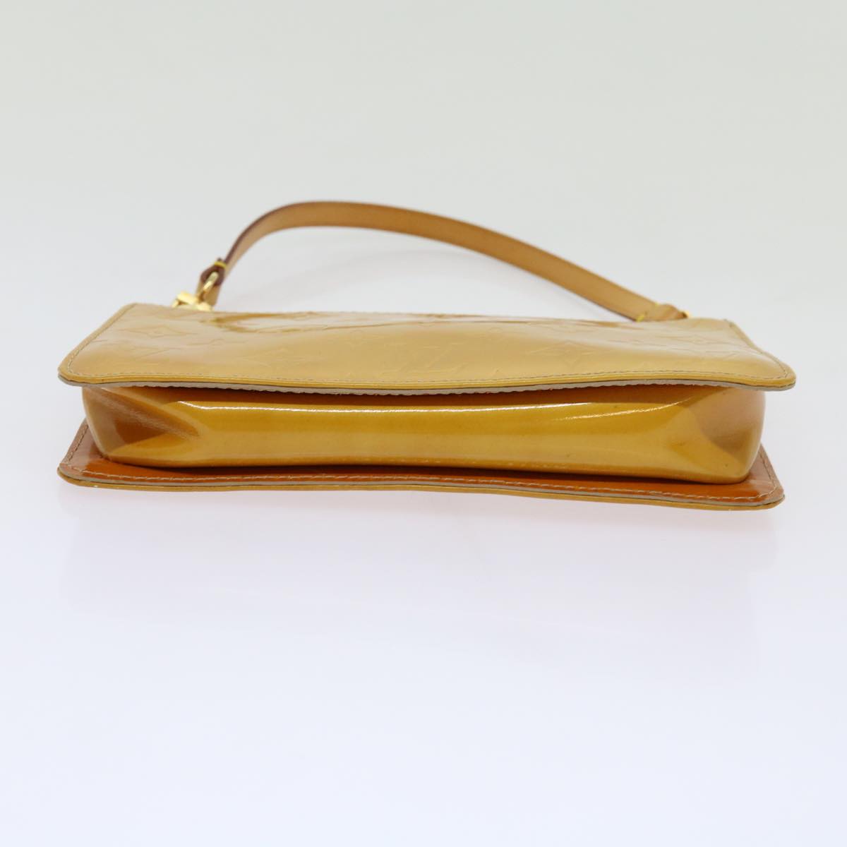 LOUIS VUITTON Monogram Vernis Lexington Accessory Pouch Beige M91010 mr072