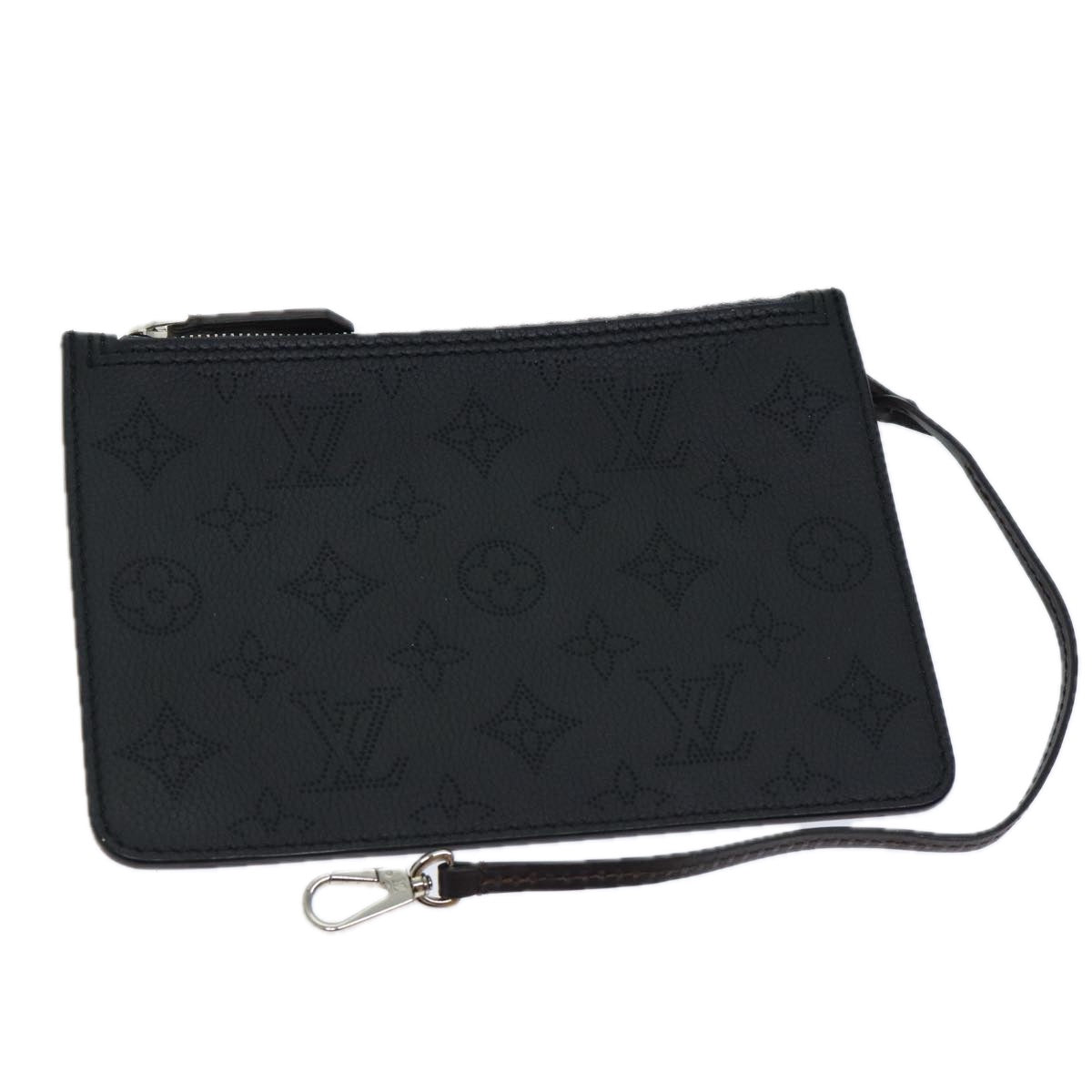 LOUIS VUITTON Monogram Mahina Gilotta Pouch Black LV mr075