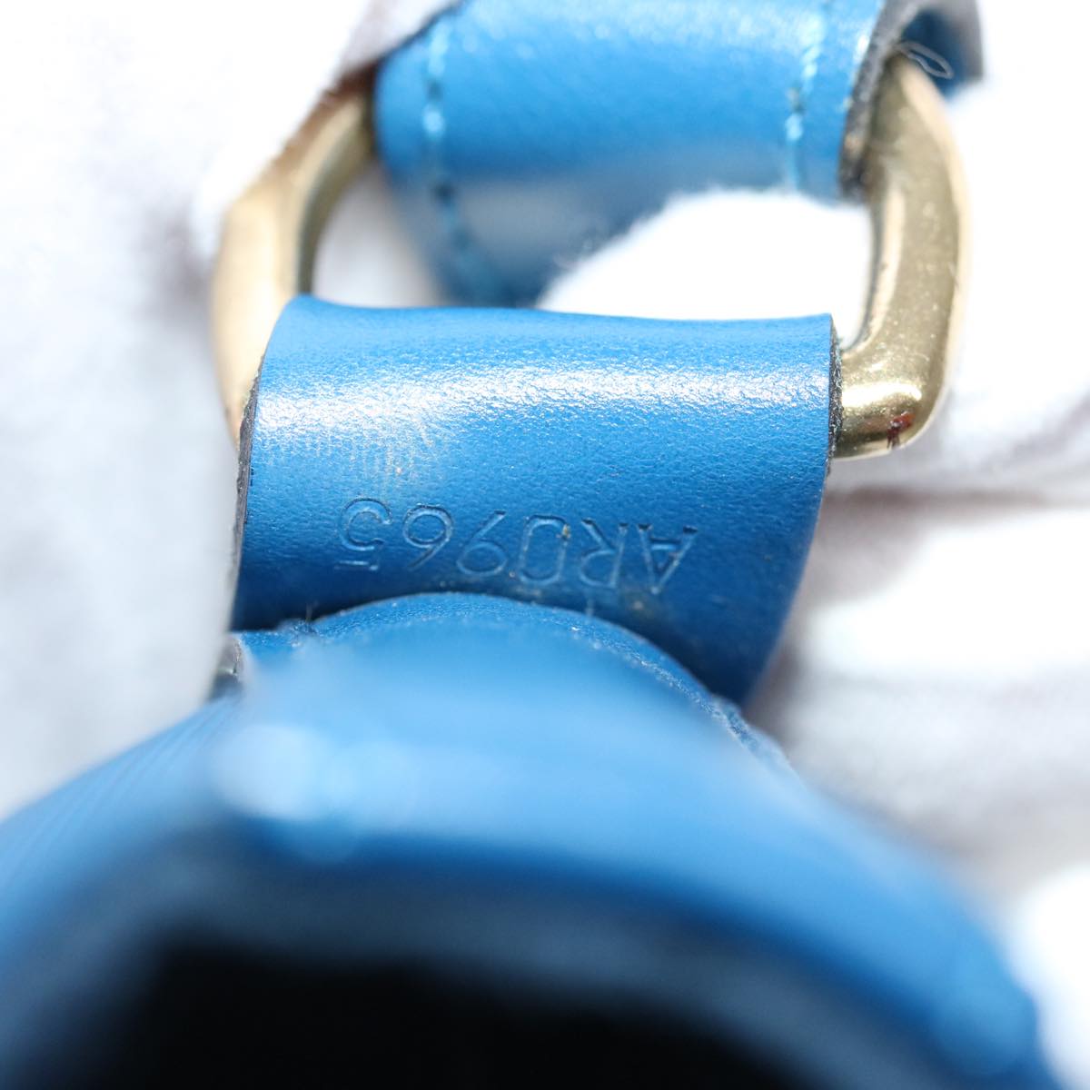 LOUIS VUITTON Epi Noe Shoulder Bag Blue M44005 LV mr078