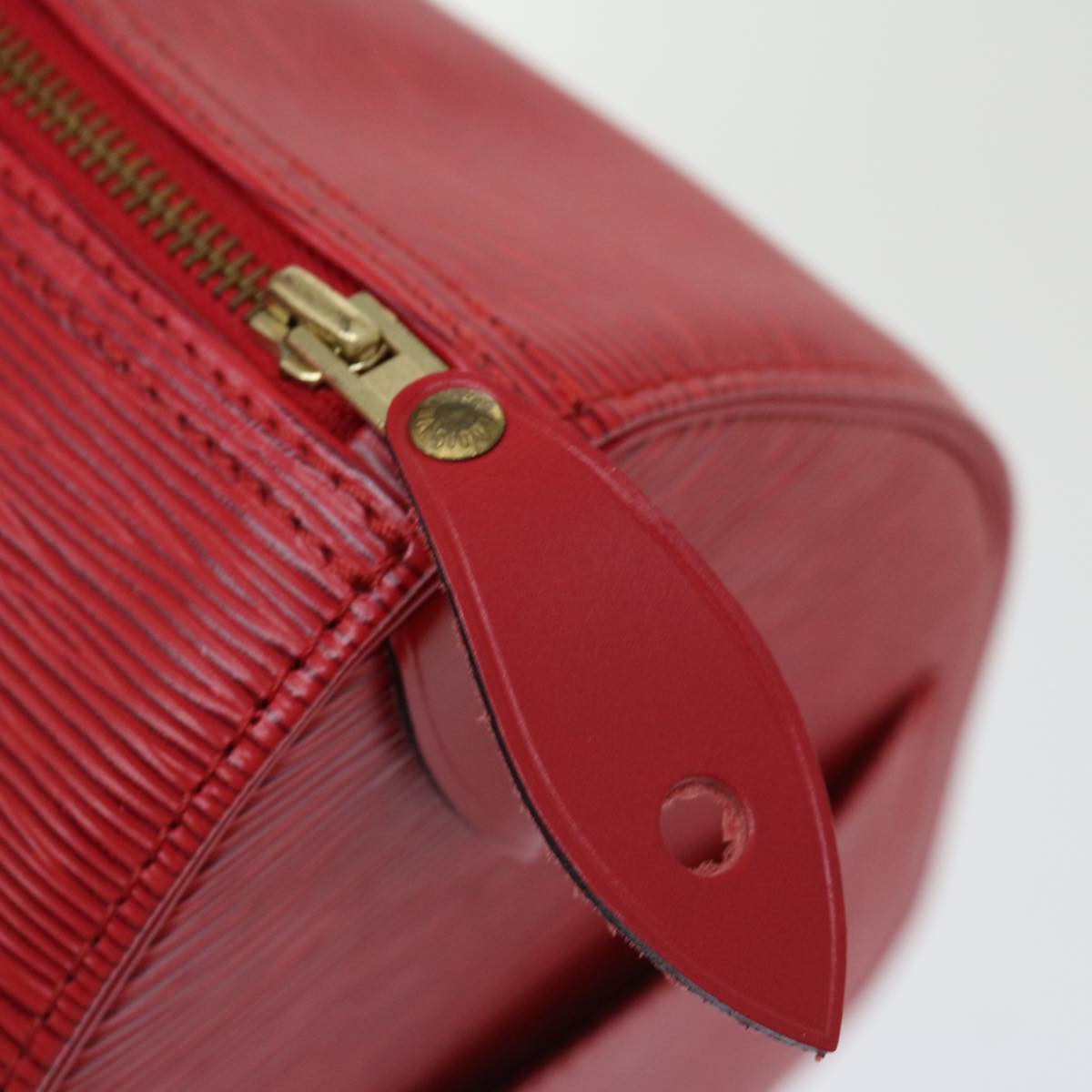 LOUIS VUITTON Epi Speedy 30 Hand Bag Castilian Red M43007 LV mr081A