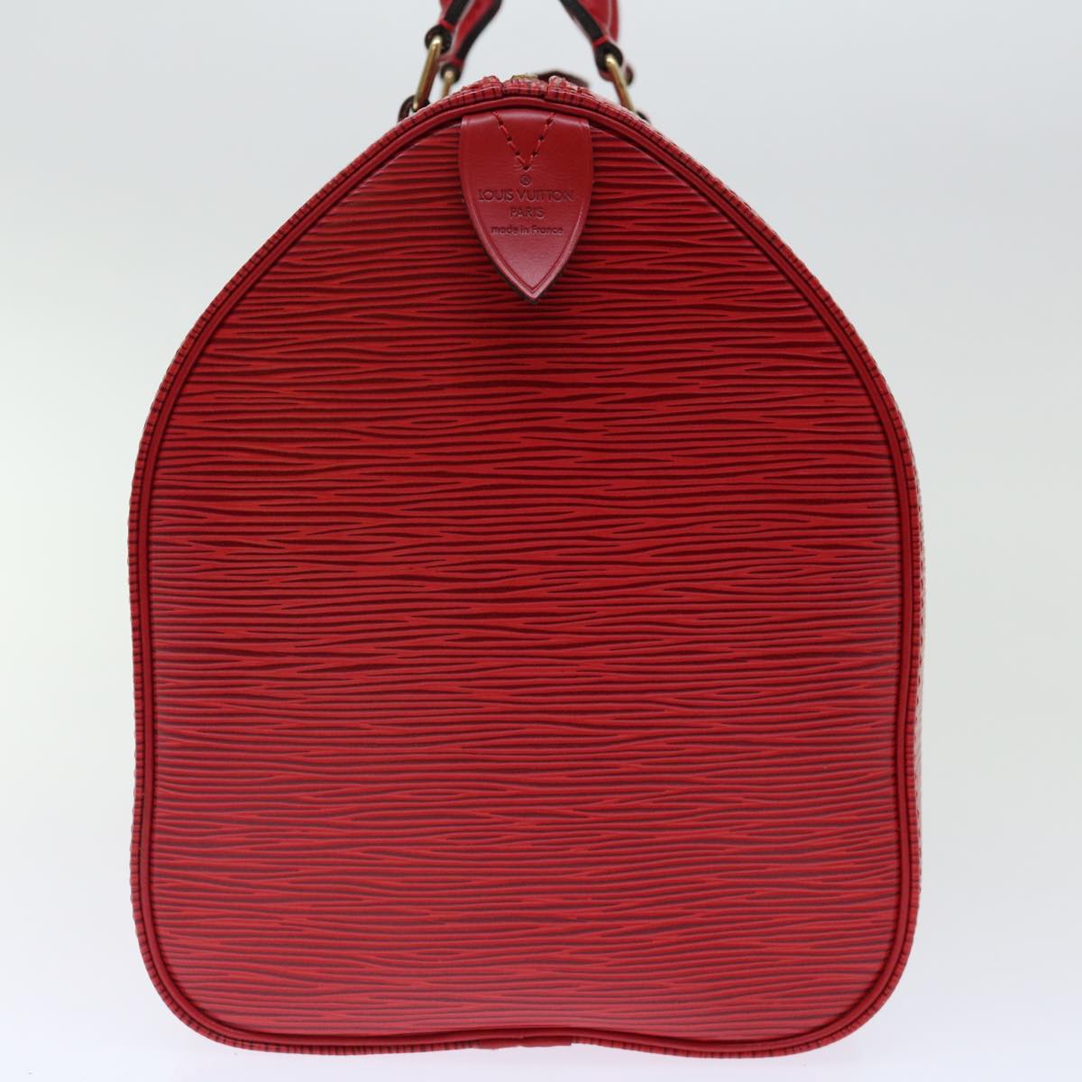 LOUIS VUITTON Epi Speedy 30 Hand Bag Castilian Red M43007 LV mr081A