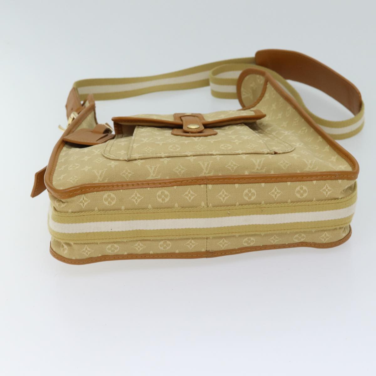 LOUIS VUITTON Monogram Mini Buzas Marie Kate Bag Beige M92323 LV mr106