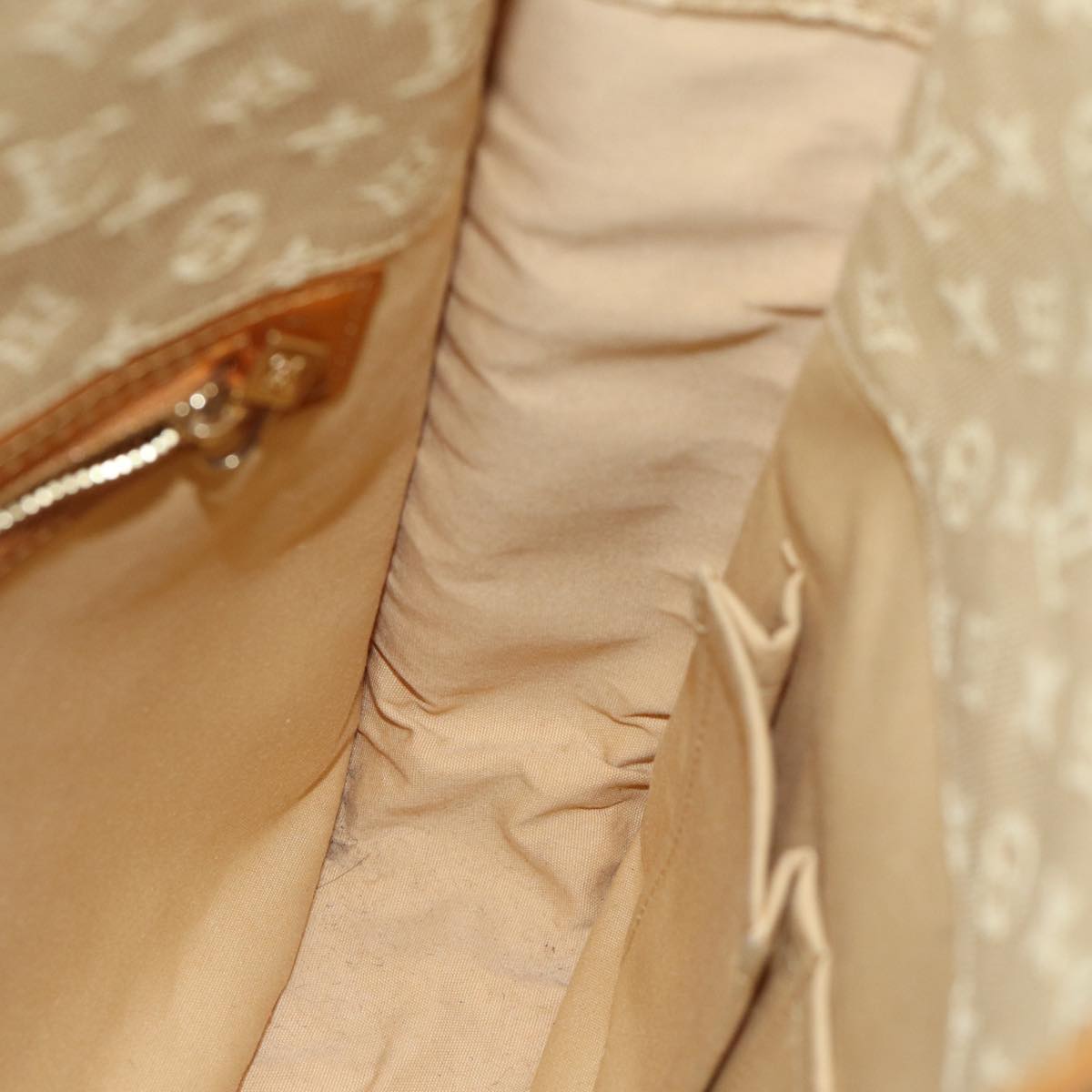 LOUIS VUITTON Monogram Mini Buzas Marie Kate Bag Beige M92323 LV mr106