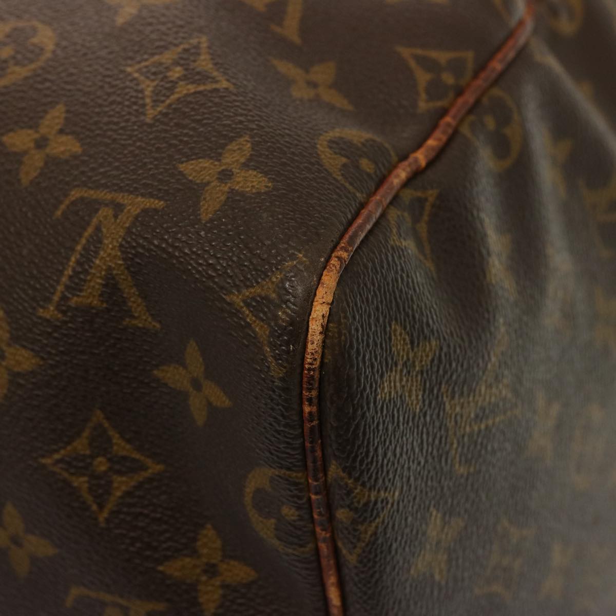 LOUIS VUITTON Monogram Keepall 55 Boston Bag M41424 LV mr178
