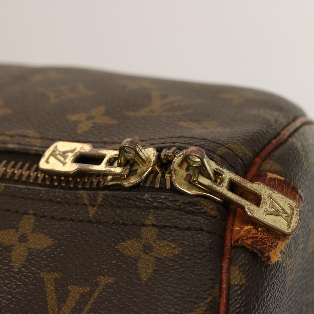 LOUIS VUITTON Monogram Keepall 55 Boston Bag M41424 LV mr178