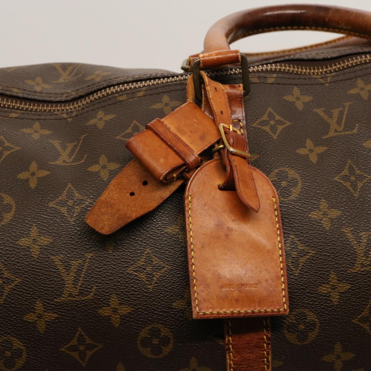 LOUIS VUITTON Monogram Keepall 55 Boston Bag M41424 LV mr178
