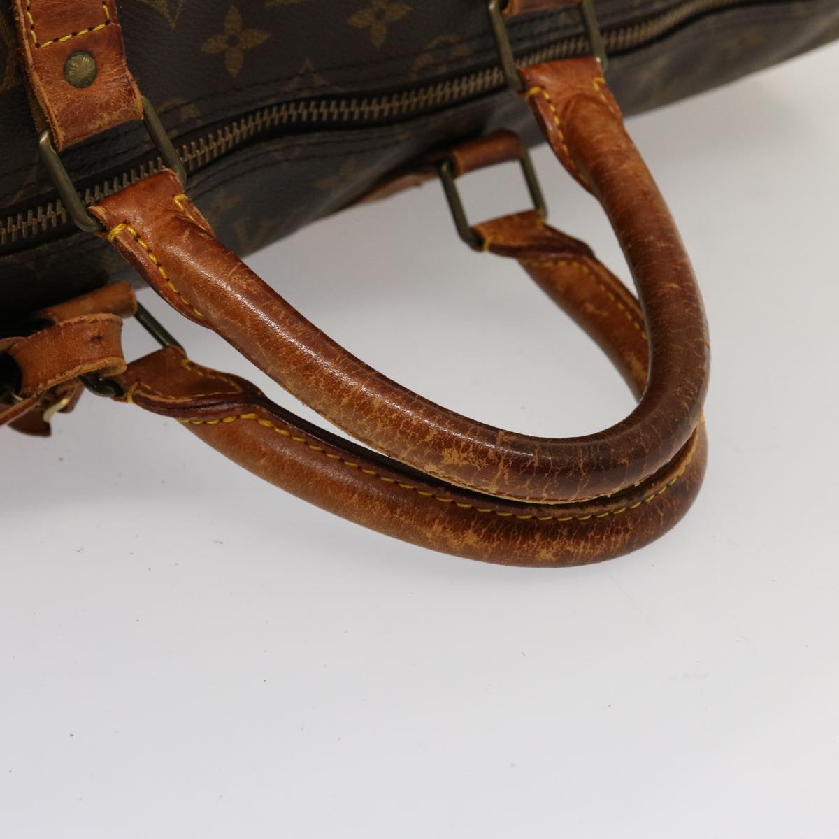 LOUIS VUITTON Monogram Keepall 55 Boston Bag M41424 LV mr178